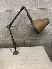 Industrial Articulating Desk Lamp Factory Machinist Drafting Work Bench Station