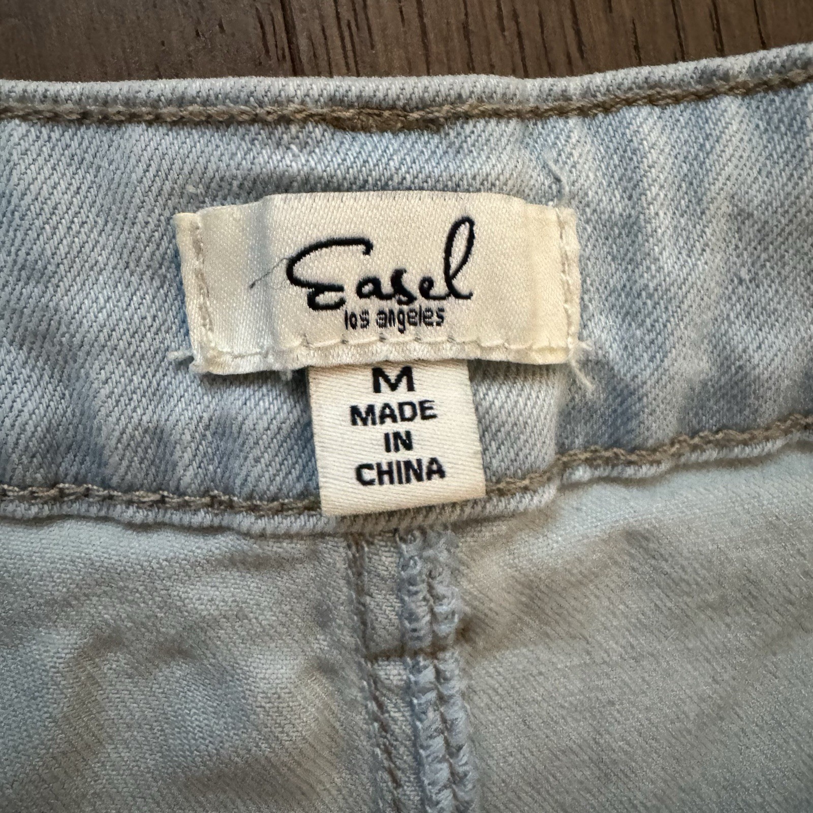 Easel Patchwork Boho Distressed Paint Splatter Ar… - image 4