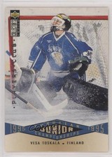 1995-96 Upper Deck Collector's Choice Player's Club Vesa Toskala #335 13c1