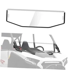 Half Windshield for 2025 Polaris RZR XP 1000, Polycarbonate UTV Front Clear 