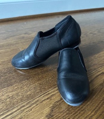 Kids Black Tap Dance Shoes Size 2.5