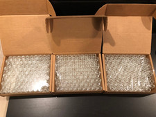 Perkin Elmer 20 mL Crimp Top Clear Glass Vial w/ Write on Patch 297Pcs N9303349