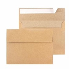 A7 Envelopes, 100 Packs 5x7 Envelopes for Kraft Paper Envelopes, Greeting Car...