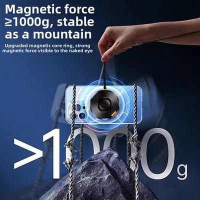 3-in-1 magnetische kabellose Ladestation mit integriertem einziehbarem Kabel
