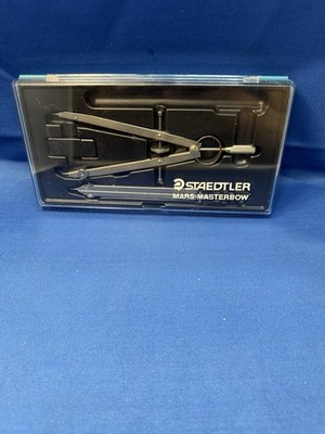 Staedtler Mars- Masterbow Drafting Set Made in Germany Compass Set 2 Pc  Vintage