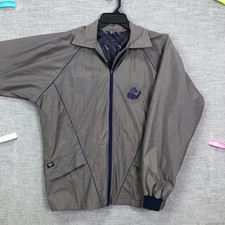 Honda Classic Golf Jacket Mens L Gray Waterproof Windbreaker Full Zip Vintage