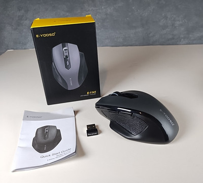 E-YOOSO E-1141 USB 2.4GHz Wireless Gaming 6 Button Office Mouse 4000 DPI
