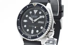 Vintage [Exc+5] SEIKO 7548-7000 Black Day/Date Diver's Quartz Men's JAPAN Watch