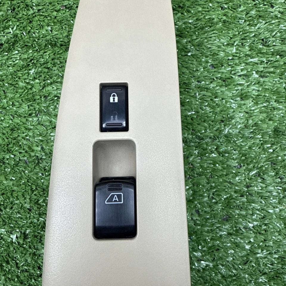 Interruptor de ventana de bloqueo eléctrico lado derecho pasajero Nissan Armada 2007-2014 OEM bronceado Foto 3 de 4