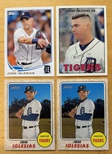 Jose Iglesias Lot Of 4 Mix Topps Brands Detroit Tigers Mint