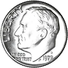 1979 D Roosevelt Dime From Mint Set