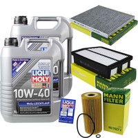 Inspektionskit Filter Liqui Moly ÖL 10L 10W-40 FüR Kia Sportage Sl 2.0 Crdi Awd