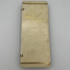 Vintage Webway Expandable White with Gold Photo Album PN3 NEVER USED FREE SHIP