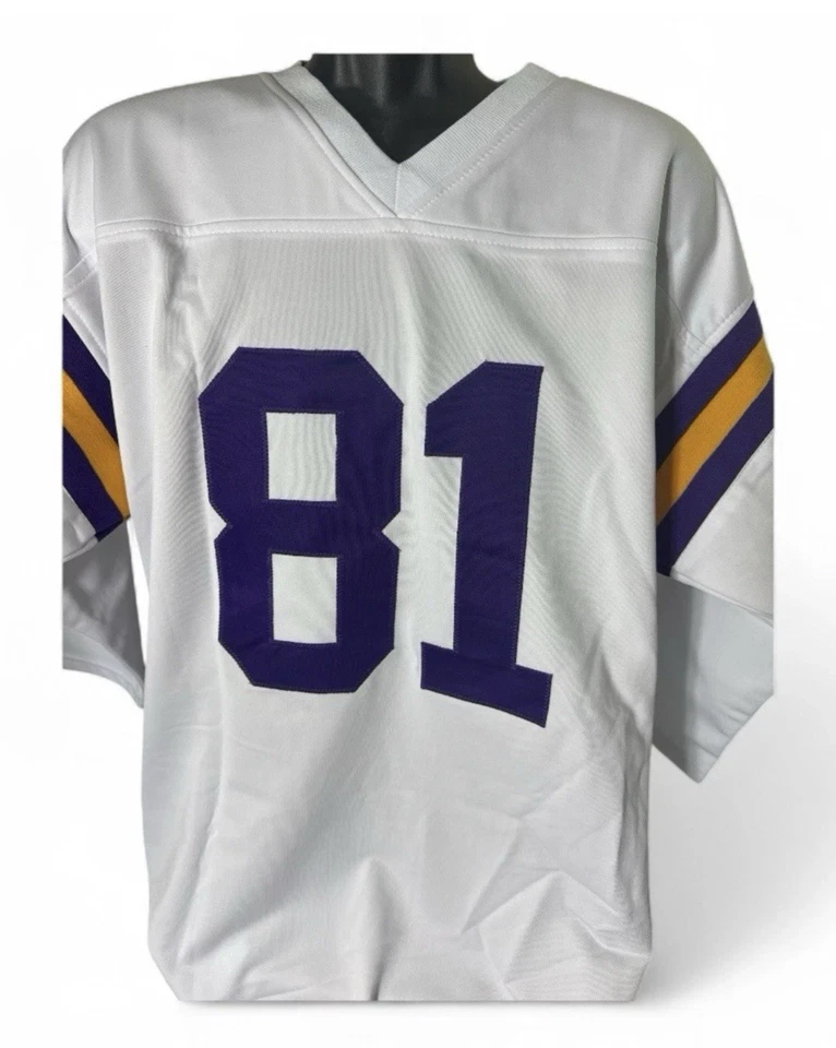 Carl Eller Signed Minnesota Vikings (Away White) Throwback Jersey JSA - Image 3 of 3