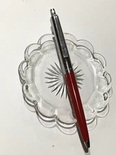 Vintage Double Heart PaperMate Pen, Red &Chrome Regular Profile, Ex Cond, Beauty