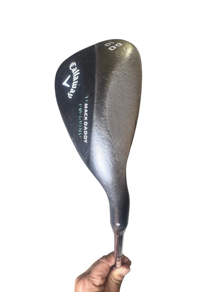 Callaway Mack Daddy PM Grind Lob Wedge LW 60* 10 KBS Tour V Wedge Acero Para Hombres Derecha Foto 2 de 4