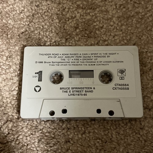 Bruce Springsteen & The E Street Band Live 1975-85 CASSETTE Tape 1 And 2π₯