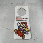 Vintage 1989 Super Mario Bros Mario Door Knob Hanger Nintendo Rare Zelda