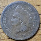 1882 Indian Head One Cent 1c Coin #AB973