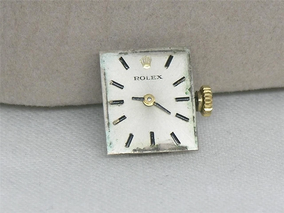 ESCASO ROLEX CAL. RELOJ PULSERA 1800 DAMAS 17 JOYAS MOVIMIENTO Y ESFERA, ¡FUNCIONANDO! Foto 3 de 3