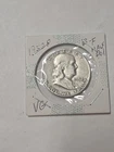 1952 FRANKLIN SILVER HALF DOLLAR 50 CENT COIN D