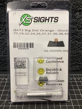 XS SIGHTS DXT2 REGULAR FRAME GLOCK REAR TRITIUM NIGHT SIGHT ONLY NO FRONT SIGHT