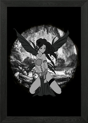 Lost Fairy Framed Wall Art Poster Canvas Print Picture