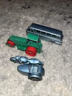MATCHBOX LESNEY LOT Of Triumph Trio, Tiger Royal Coach And Road Roller