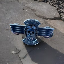 VTG NOS OUTLAWS ANGELS BIKER BADGE PIN, HOG, HARLEY, SUPPORT 81, 1%er, DILLIGAF.