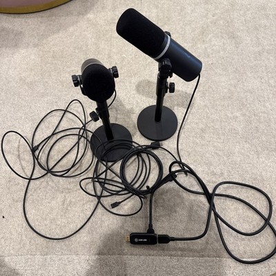 TWO BEACN USB Mic + ELGATO CAM LINK + STANDS - NEVER USED! Amazing CONDITION!