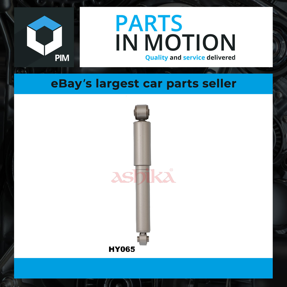 2x Shock Absorbers (Pair) fits HYUNDAI ELANTRA 1.6D Rear 11 to 13 Damper Ashika - Image 12