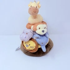 Gund Baby Playful Pals Stuffed Stacker Rings Plush Interactive Jungle Toy