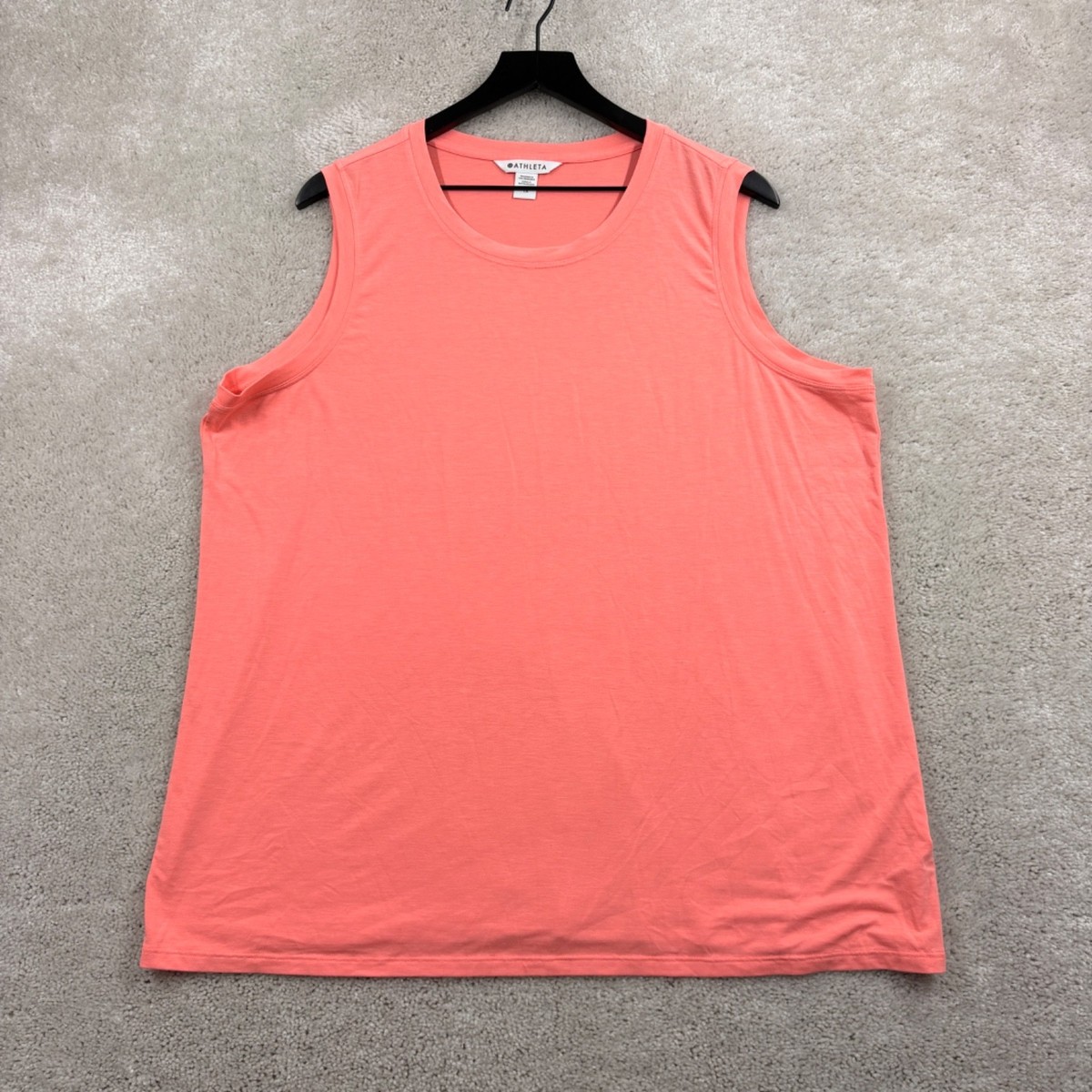 Athleta Vital Tank Top Womens Size 1X Pink Sleeveless Athleisure