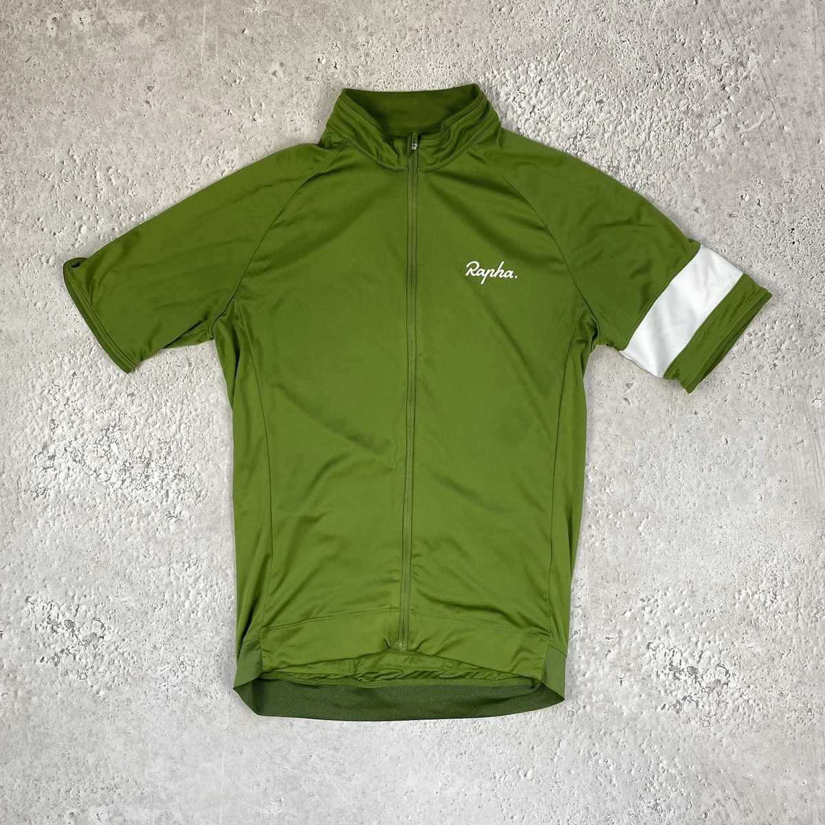 Maillot Cycliste Rapha Manches Courtes – Vert, Taille XS, Occasion