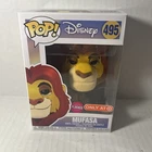 Funko Pop! Vinyl: Disney #495 Mufasa (Flocked) Target Exclusive With Protector