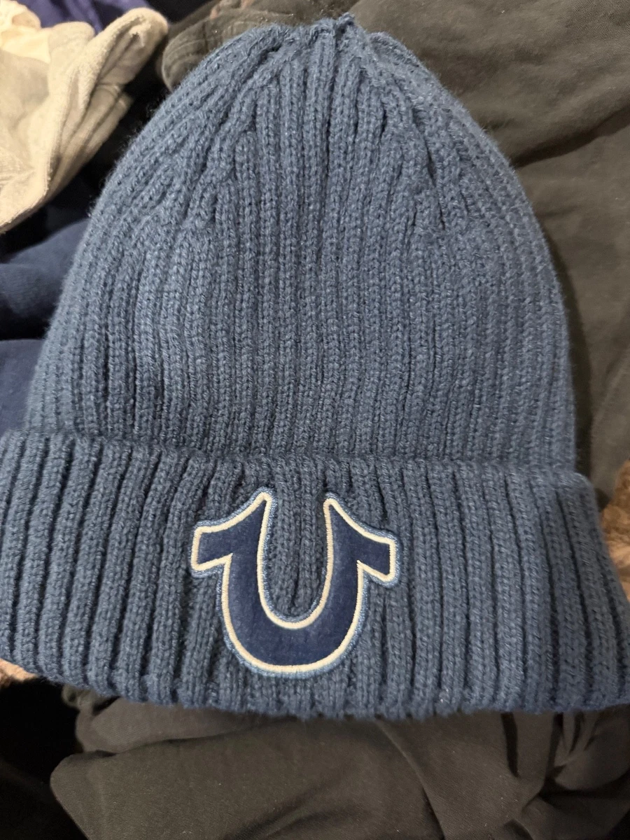 True Religion Blue Beanie Hats for Men for sale | eBay