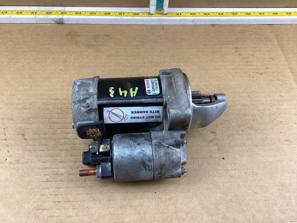 BMW 740i F01 N54 2011 motor de arranque SR0492X fabricante original Foto 3 de 4