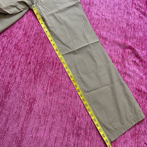 London Jean Chino Pants Boot/Flare Leg Light Brown Cotton Size 4 Short - Bild 10 von 11