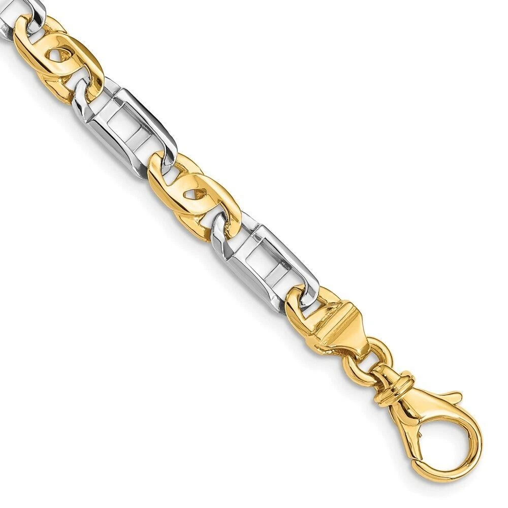 Two tone hotsell chain bracelet