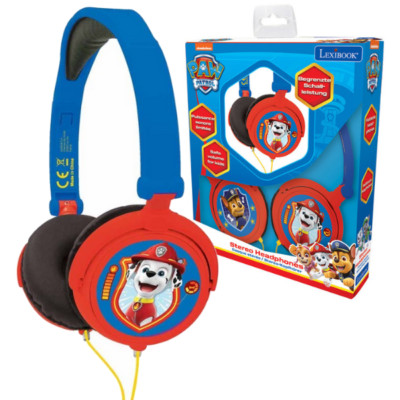 LEXIBOOK STEREO FALTBARER KOPFHÖRER MIT LAUTSTÄRKEBEGRENZER - HP015PA - PAW PATROL  