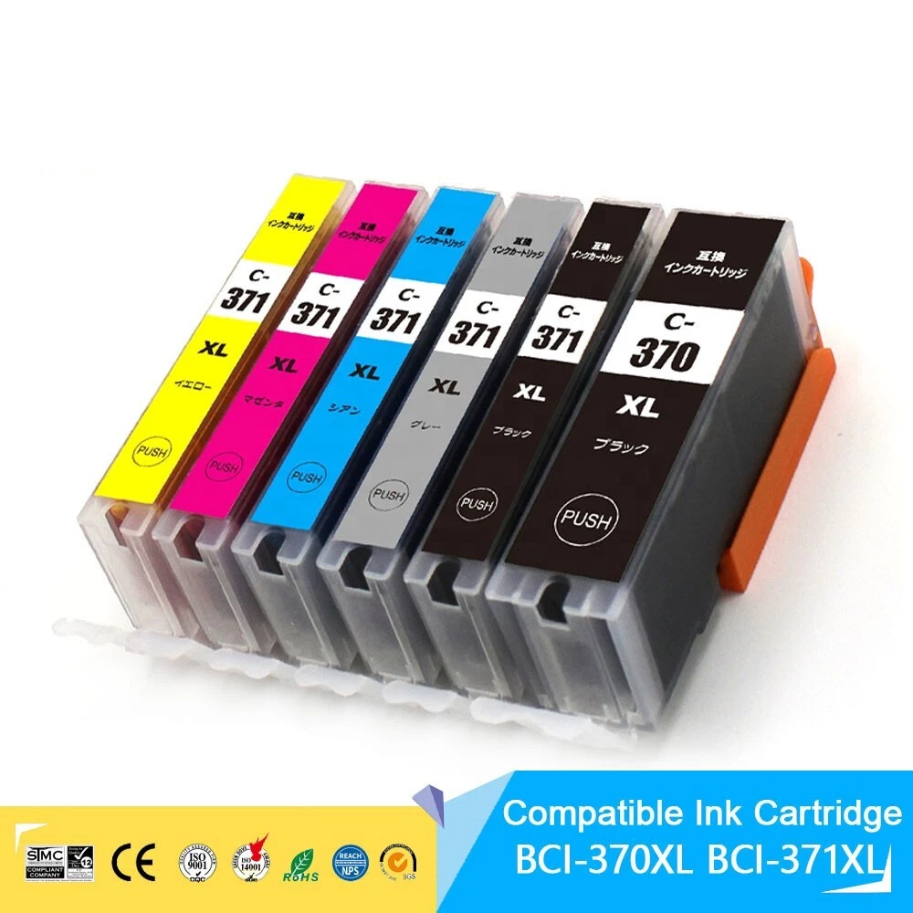 Compatible Ink Cartridge BCI-370 BCI-371 BCI370 371XL BCI371XL for