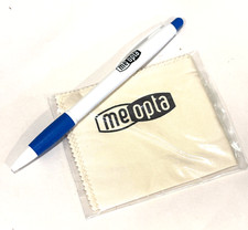 Meopta Sport Optics Promo Lens Cleaning Cloth and Ballpoint Pen, NEW