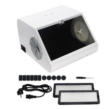 HYG-AP22 Dental Sandblaster Dust Collector Vacuum Extractor Dust Proof Box &LED