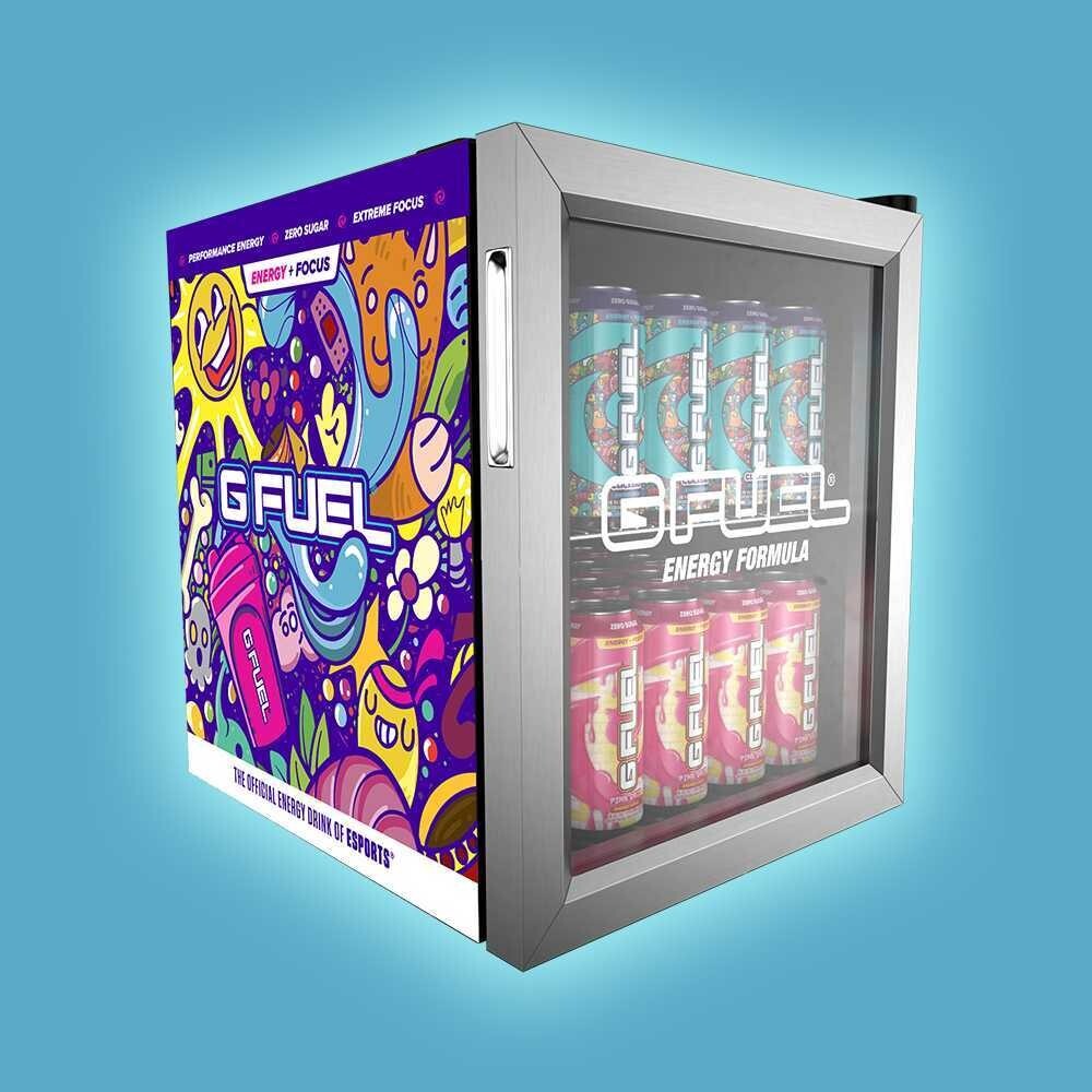 G Fuel Mini Fridge Countertop Cooler Doodle eBay