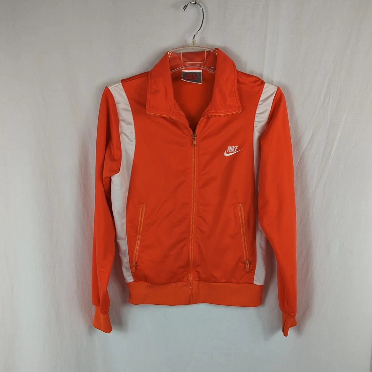 Nike orange track best sale jacket
