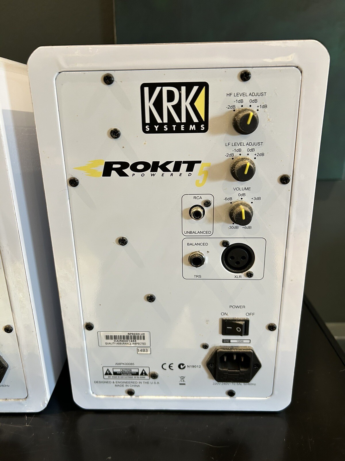 KRK Rokit 5 Speakers, White & Yellow eBay