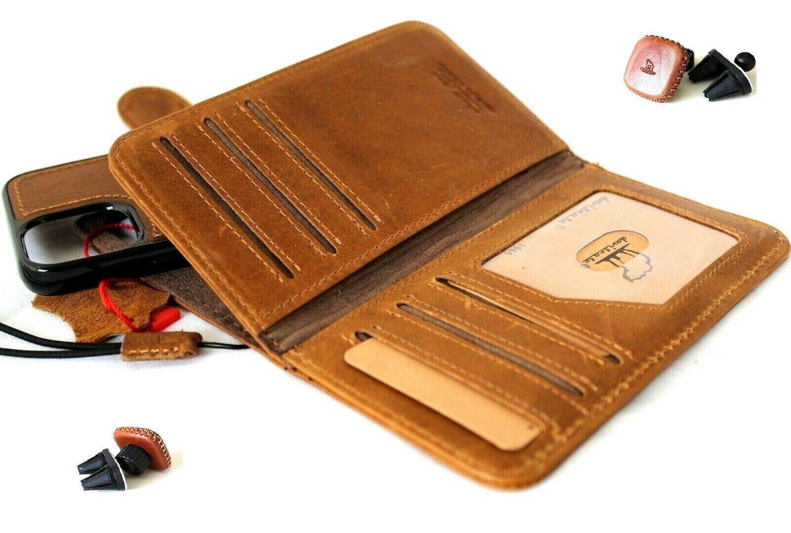  Premium Genuine Full Grain Leather Mini Coin Purse