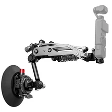 NEEWER 6"Suction Cup Mount w/Ball Head, for Car Camera/Phone, 1/4"& 3/8"Threads