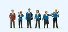 Preiser 10213 Dutch Railway Personnel (Pk6) Exclusive Figure Set HO Gauge