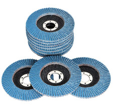 20er 125mm F&auml;cherscheiben Blau K120 Winkelschleifer`Schleifscheiben DE!